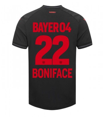 Bayer Leverkusen Victor Boniface #22 Primera Equipación 2023-24 Manga Corta